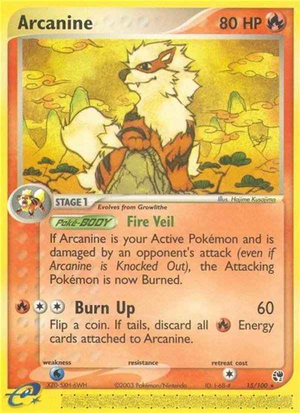 Arcanine 15 · Sandstorm