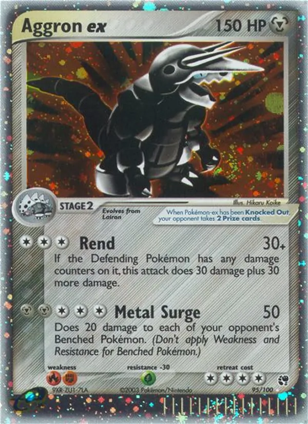 Aggron ex 95 · Sandstorm