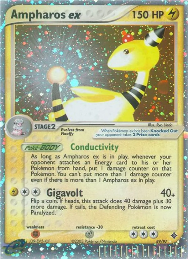 Ampharos ex 89 · Dragon