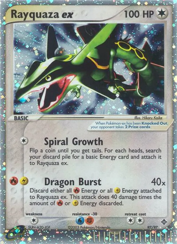 Rayquaza ex 97 · Dragon