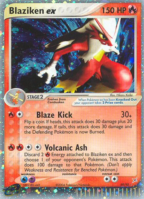 Blaziken ex 89 · Team Magma vs Team Aqua