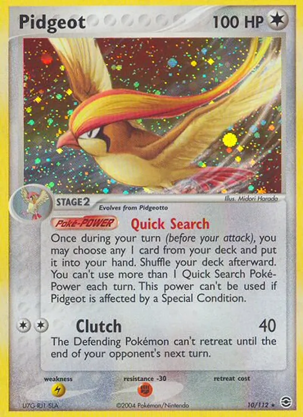 Pidgeot 10 · FireRed & LeafGreen
