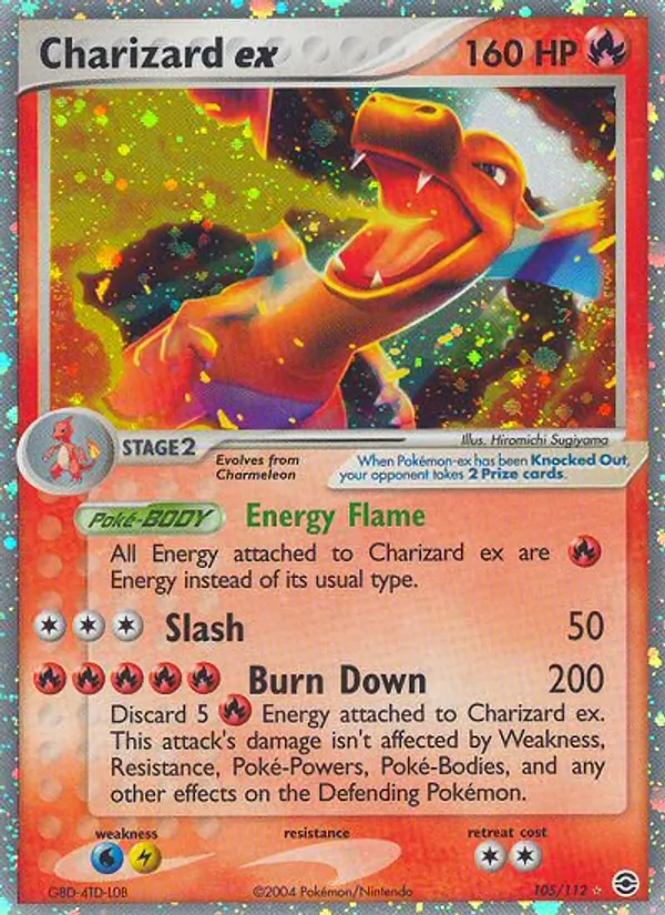 Charizard ex 105 · FireRed & LeafGreen