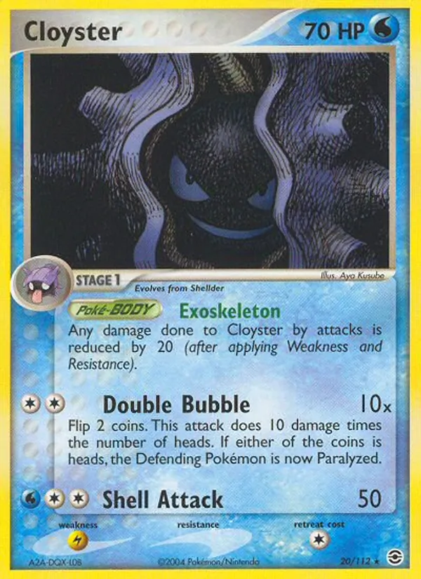 Cloyster 20 · FireRed & LeafGreen