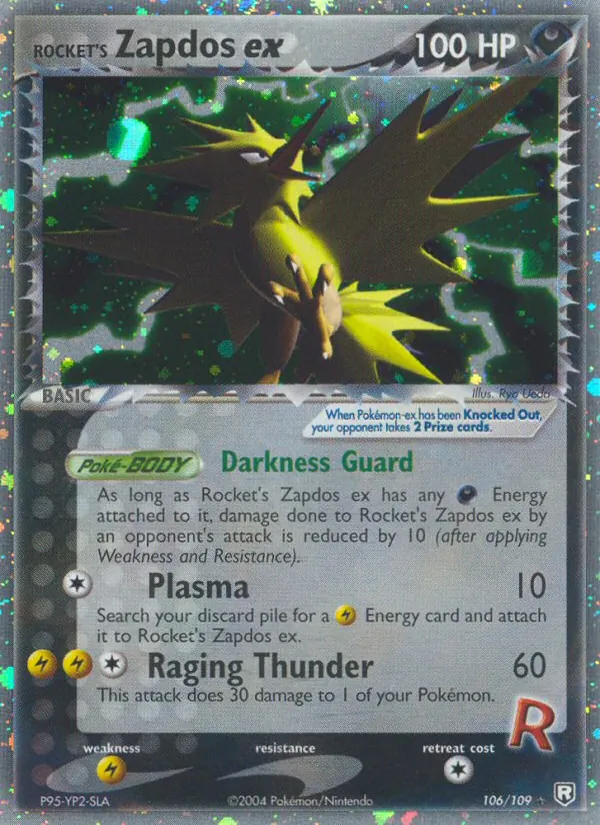 Rocket's Zapdos ex 106 · Team Rocket Returns