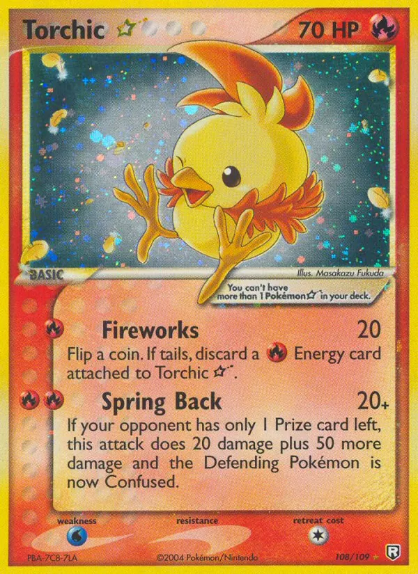 Torchic ☆ 108 · Team Rocket Returns