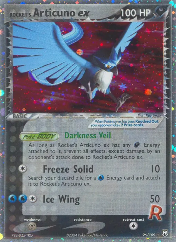 Rocket's Articuno ex 96 · Team Rocket Returns