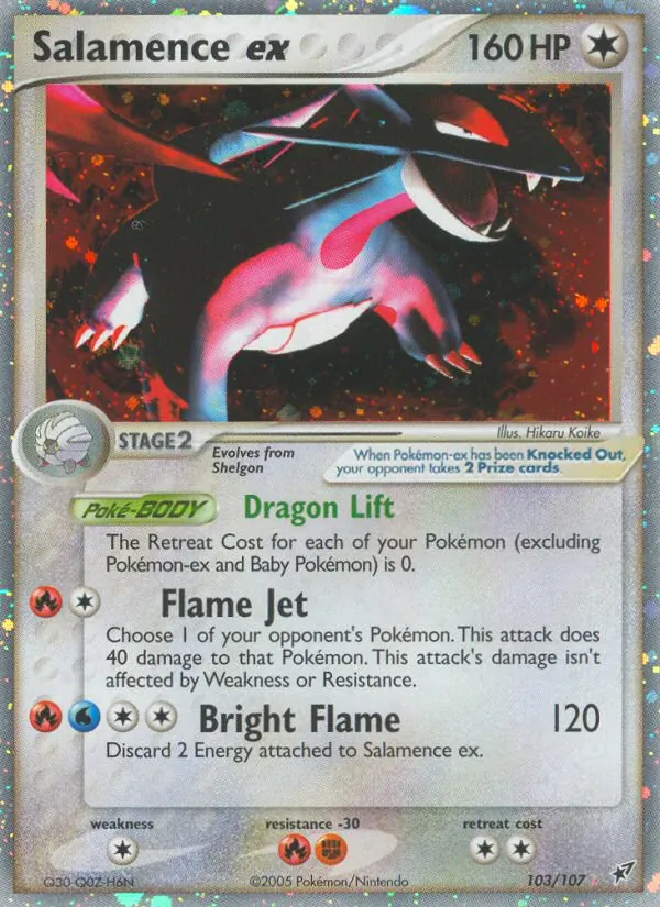 Salamence ex 103 · Deoxys