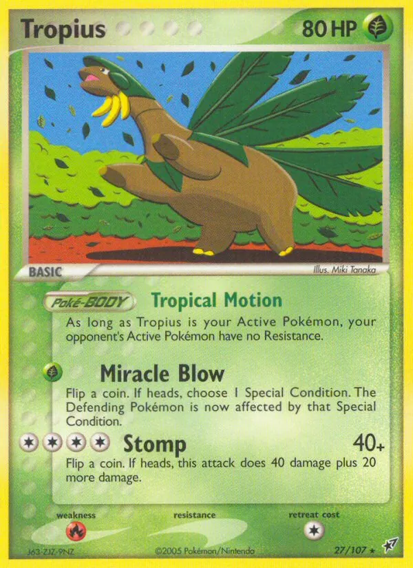 Tropius 27 · Deoxys