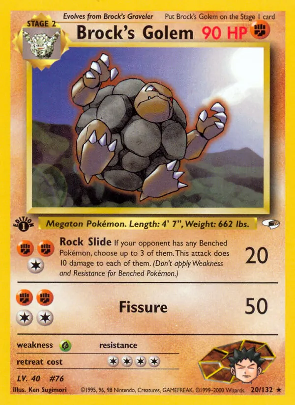 Brock's Golem 20 · Gym Heroes