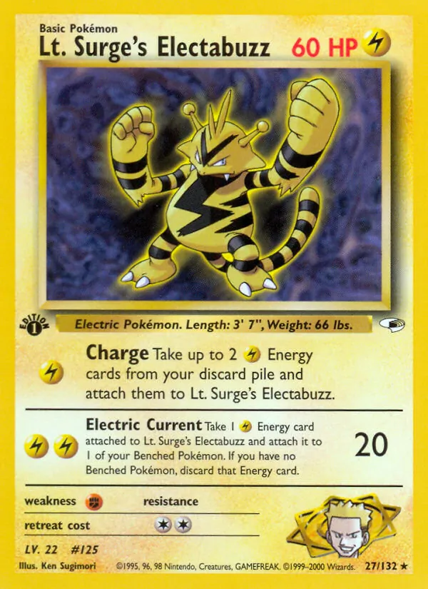 Lt. Surge's Electabuzz 27 · Gym Heroes