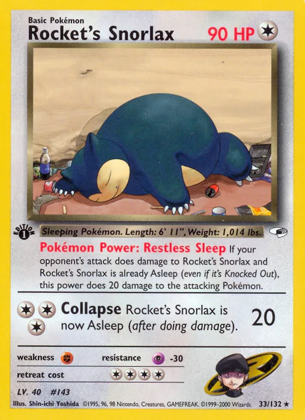 Rocket's Snorlax 33 · Gym Heroes