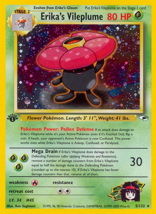 Erika's Vileplume 5 · Gym Heroes