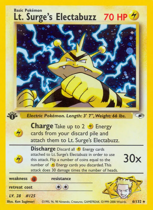 Lt. Surge's Electabuzz 6 · Gym Heroes