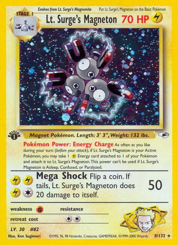 Lt. Surge's Magneton 8 · Gym Heroes