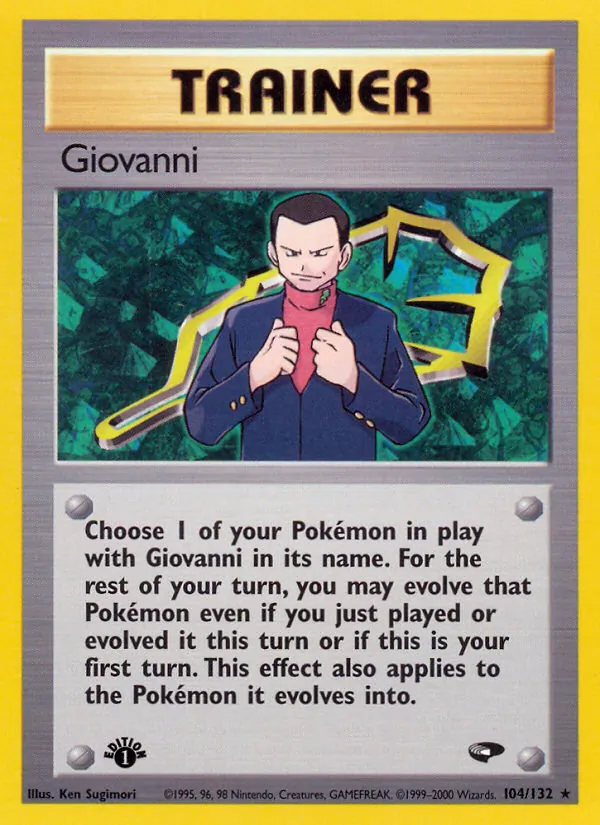 Giovanni 104 · Gym Challenge