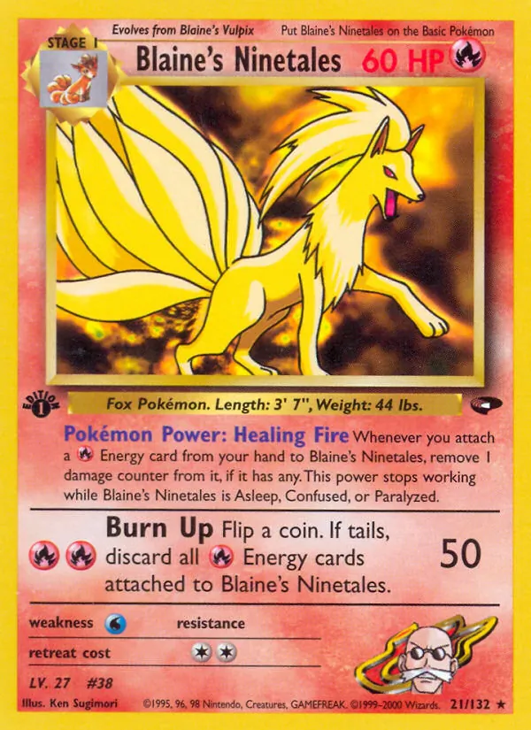 Blaine's Ninetales 21 · Gym Challenge