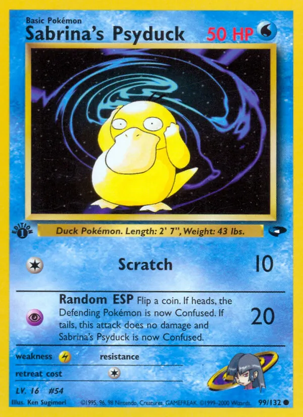 Sabrina's Psyduck 99 · Gym Challenge