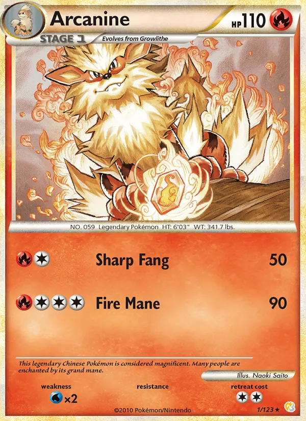 Arcanine 1 · HeartGold SoulSilver
