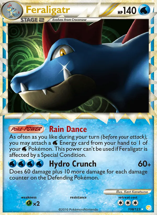 Feraligatr 108 · HeartGold SoulSilver