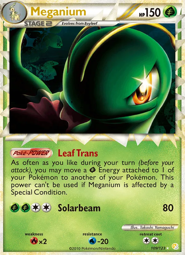 Meganium 109 · HeartGold SoulSilver