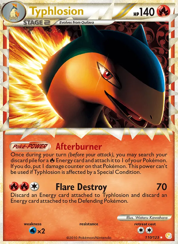 Typhlosion 110 · HeartGold SoulSilver