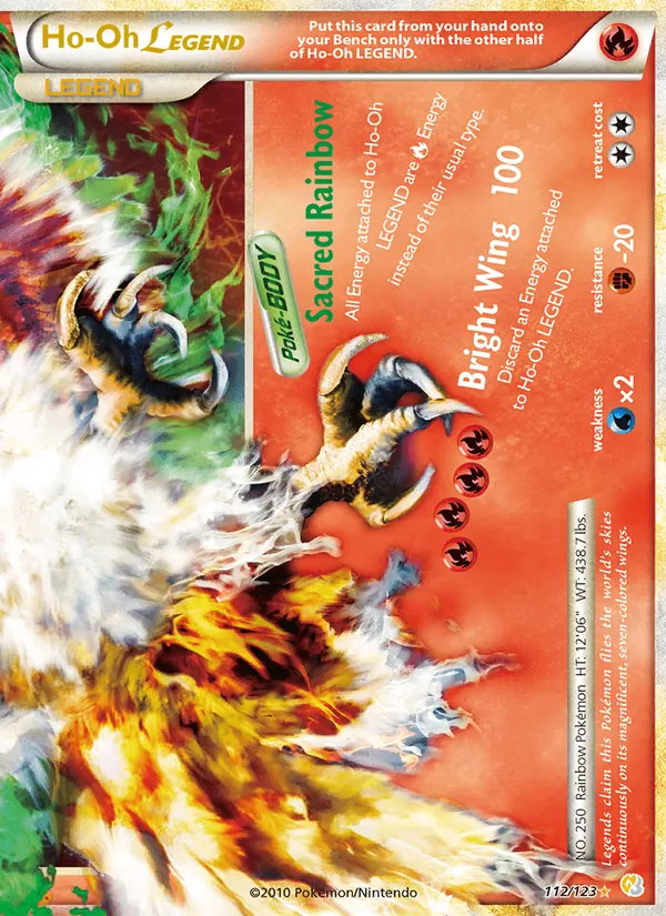 Ho-Oh LEGEND 112 · HeartGold SoulSilver
