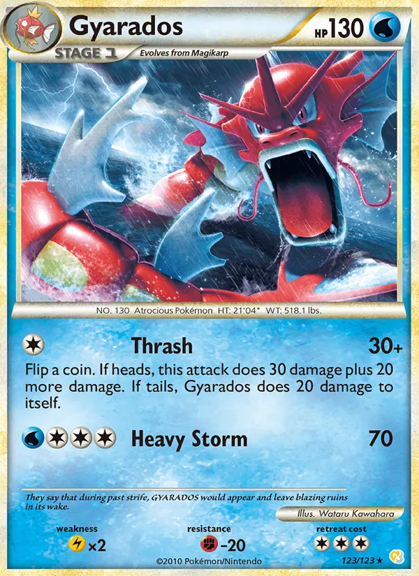 Gyarados 123 · HeartGold SoulSilver