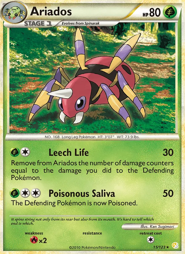 Ariados 15 · HeartGold SoulSilver