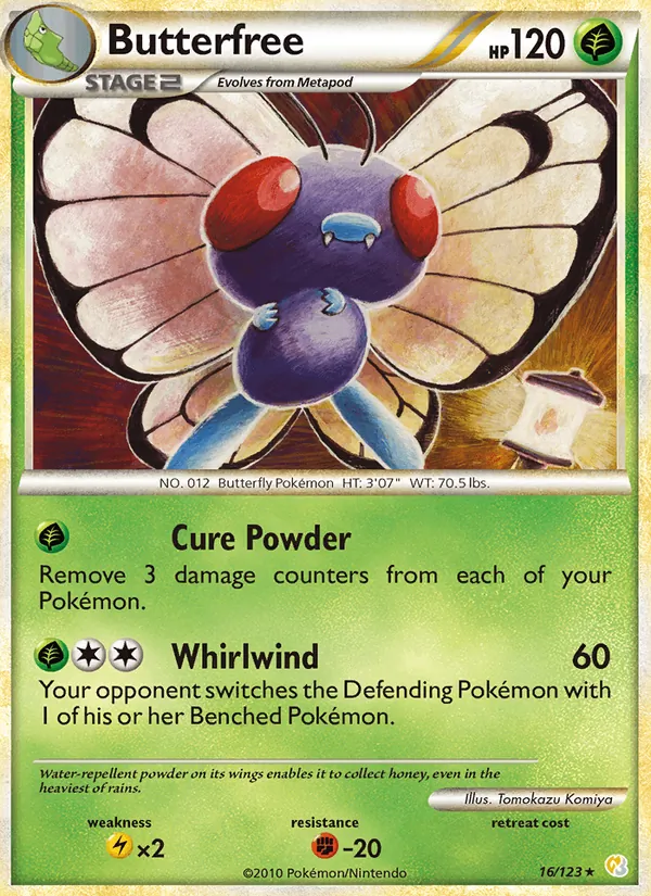 Butterfree 16 · HeartGold SoulSilver