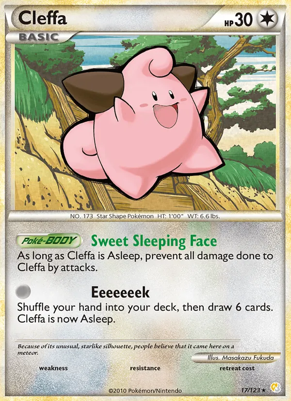 Cleffa 17 · HeartGold SoulSilver