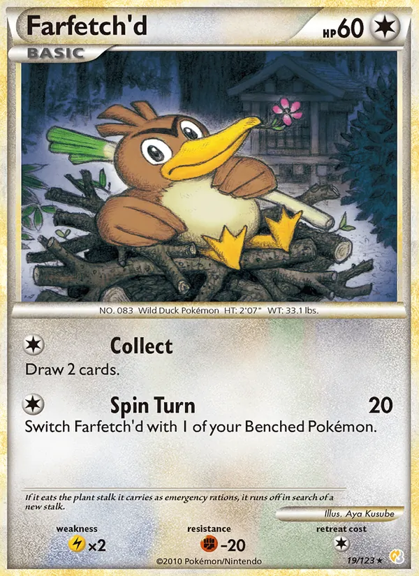 Farfetch'd 19 · HeartGold SoulSilver
