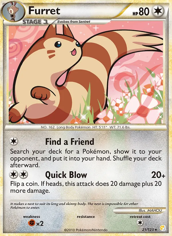 Furret 21 · HeartGold SoulSilver