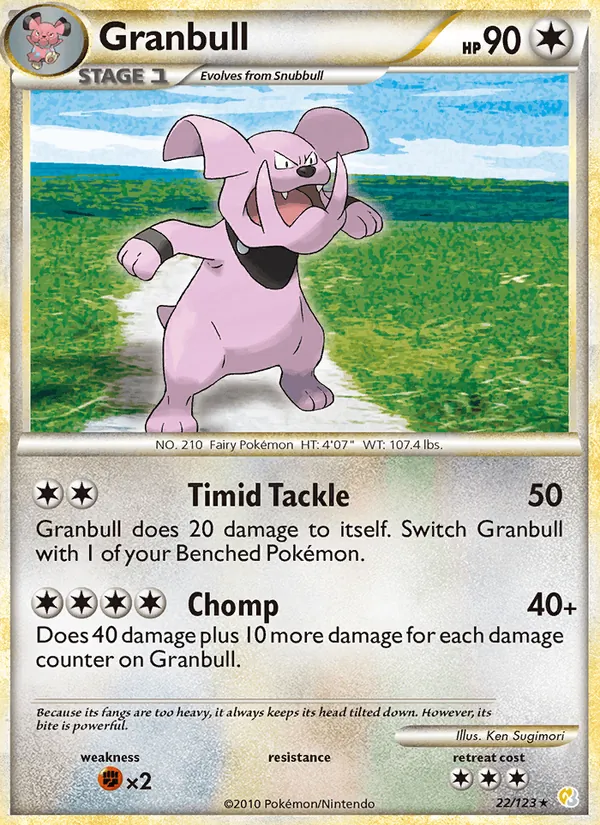 Granbull 22 · HeartGold SoulSilver