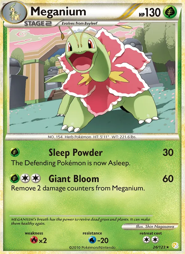 Meganium 26 · HeartGold SoulSilver