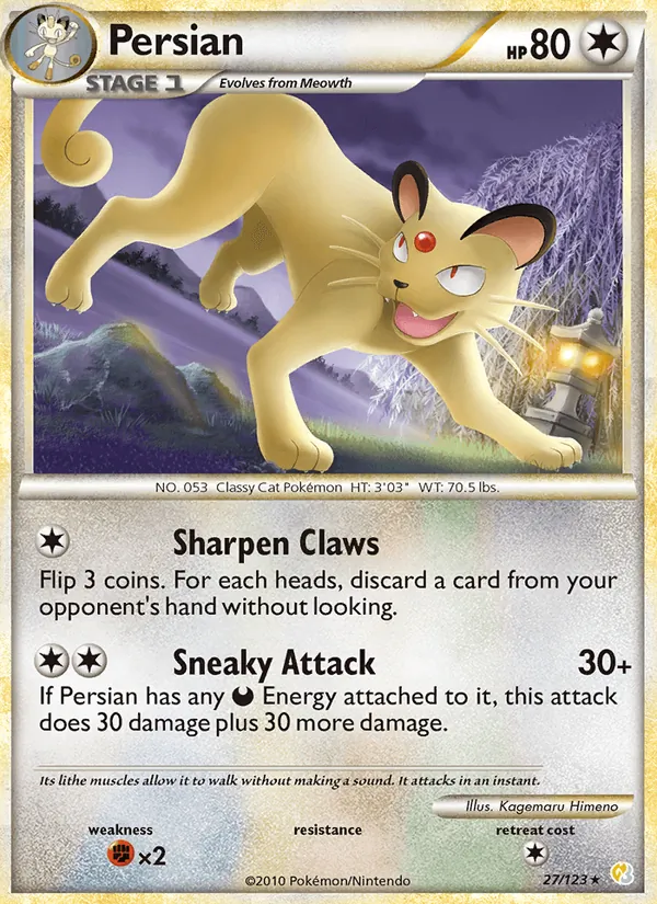 Persian 27 · HeartGold SoulSilver