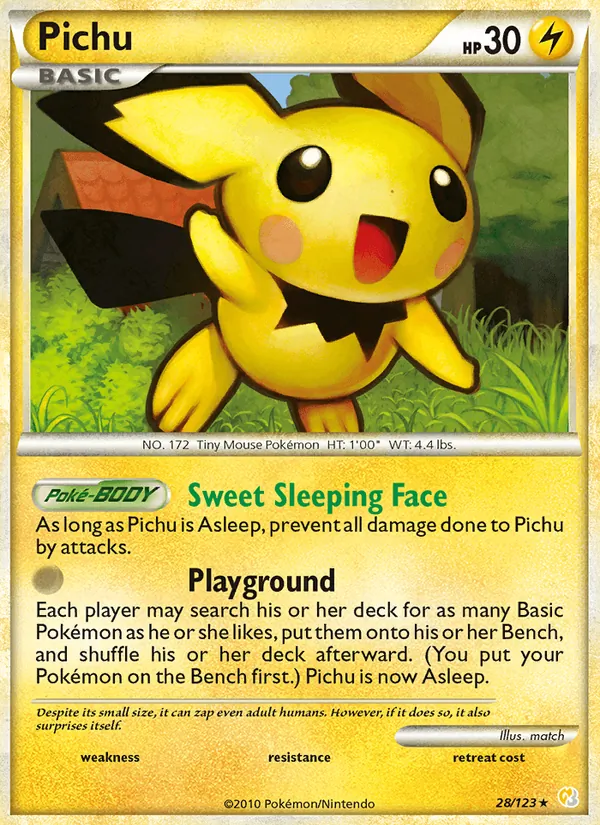 Pichu 28 · HeartGold SoulSilver