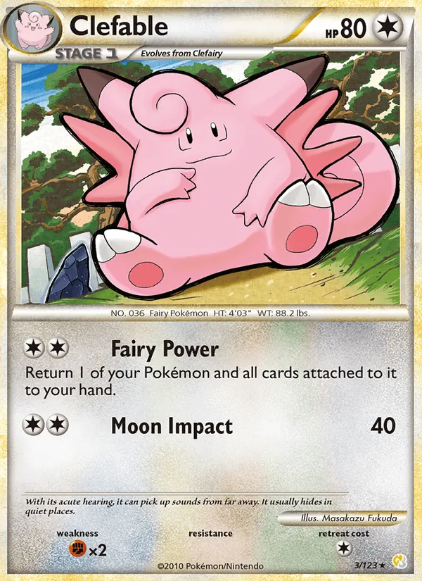 Clefable 3 · HeartGold SoulSilver