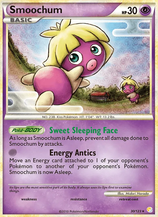 Smoochum 30 · HeartGold SoulSilver