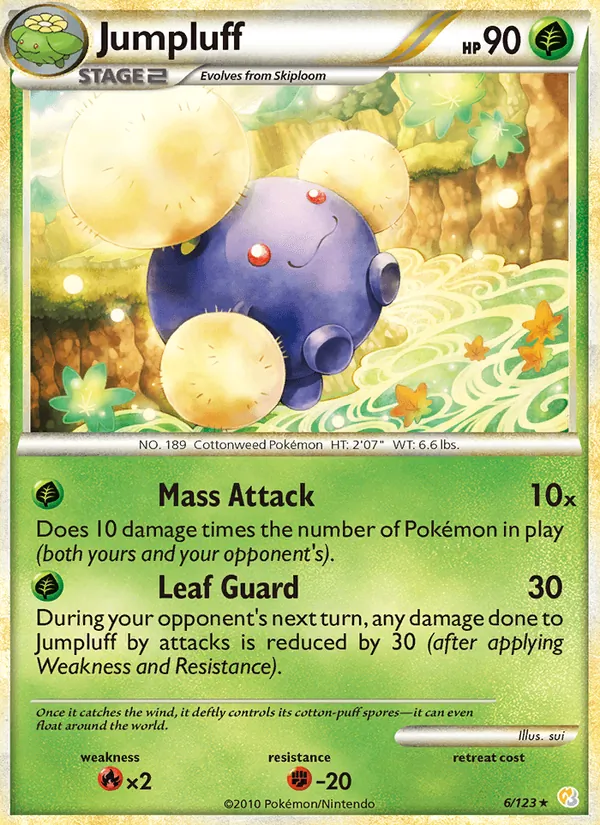 Jumpluff 6 · HeartGold SoulSilver