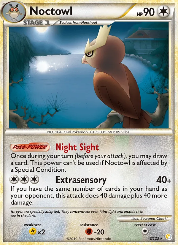 Noctowl 8 · HeartGold SoulSilver