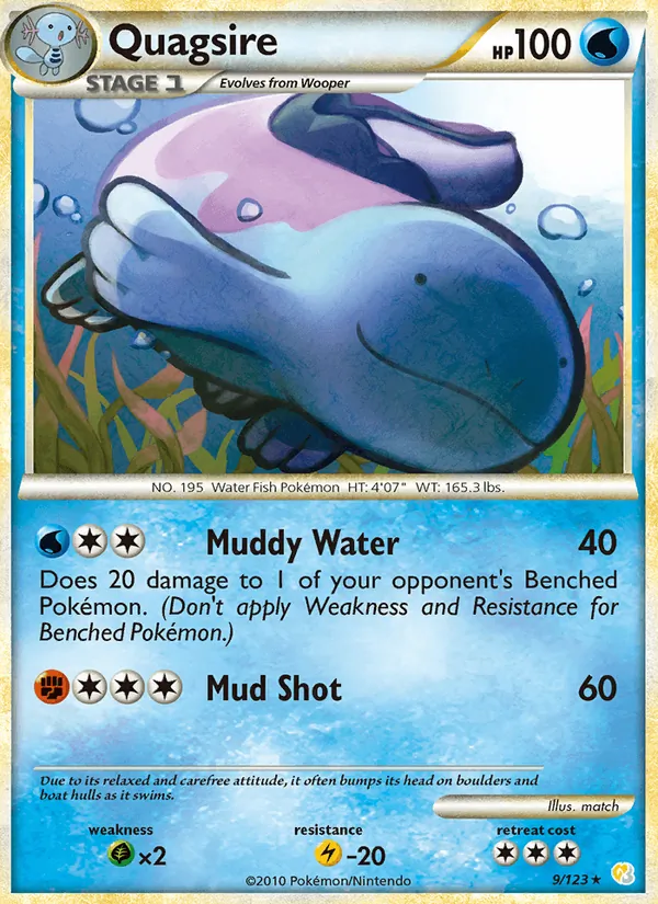 Quagsire 9 · HeartGold SoulSilver