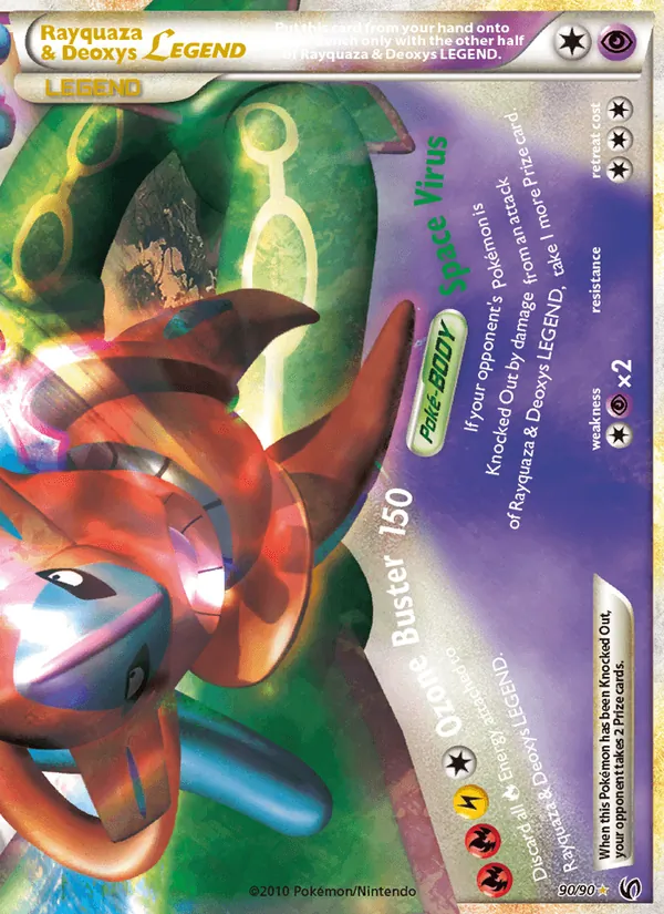 Rayquaza & Deoxys LEGEND 90 · Undaunted