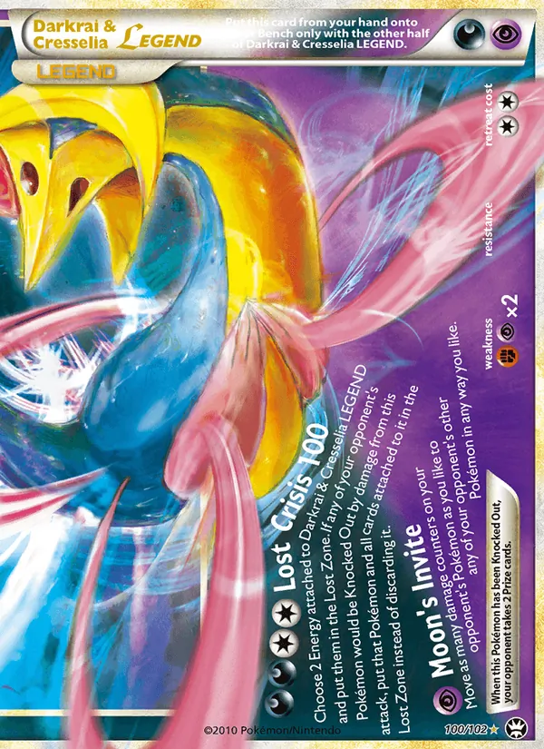 Darkrai & Cresselia LEGEND 100 · Triumphant