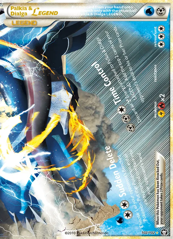 Palkia & Dialga LEGEND 102 · Triumphant
