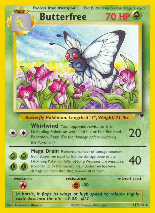 Butterfree 21 · Legendary Collection