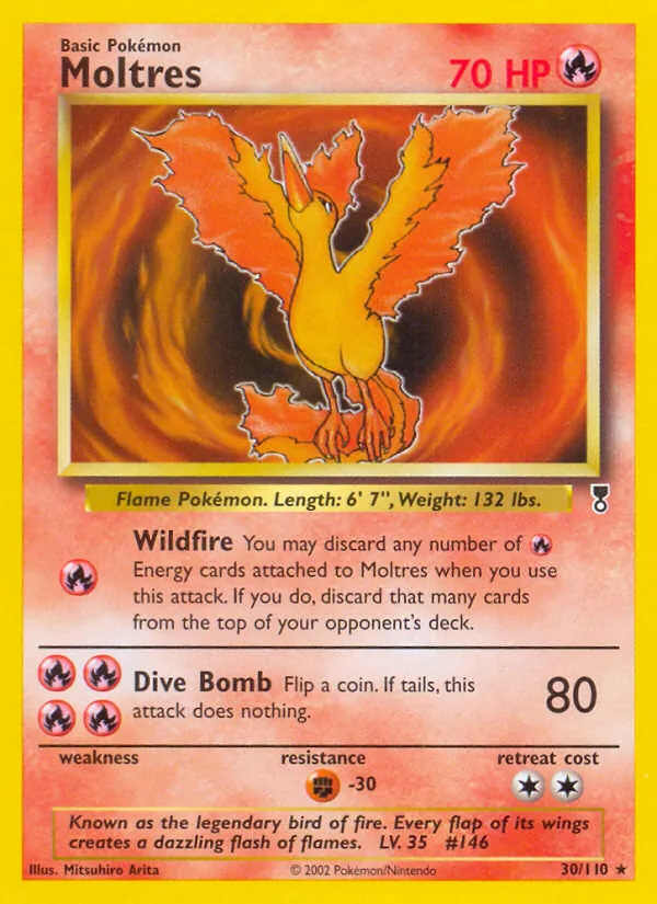 Moltres 30 · Legendary Collection