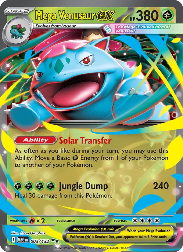 Mega Venusaur ex 003 · Mega Evolution