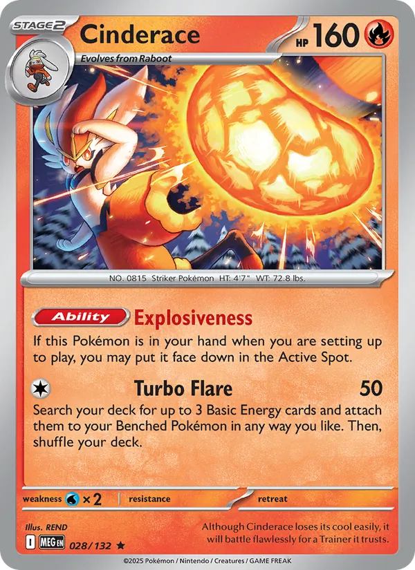 Cinderace 028 · Mega Evolution