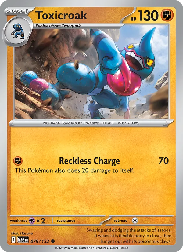 Toxicroak 079 · Mega Evolution